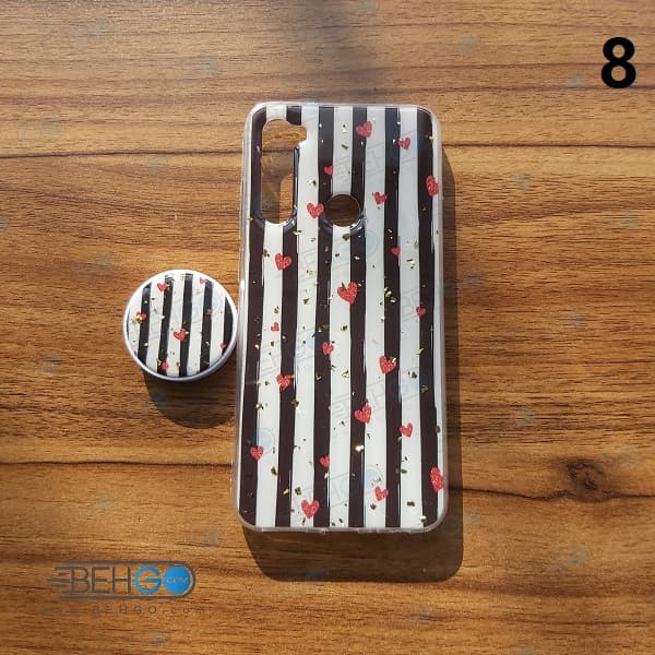 قاب گوشی شیائومی ردمی note 8 کاور Redmi Note 8 دخترانه پاپ سوکت فانتزی مدل رنگین کمان گارد محافظ ردمی نوت 8 مناسب fantasy case with popsocket for Xiaomi Redmi Note 8 — تصویر ۴