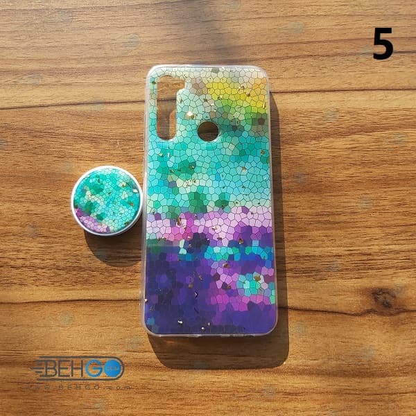 قاب گوشی شیائومی ردمی note 8 کاور Redmi Note 8 دخترانه پاپ سوکت فانتزی مدل رنگین کمان گارد محافظ ردمی نوت 8 مناسب fantasy case with popsocket for Xiaomi Redmi Note 8 — تصویر ۵