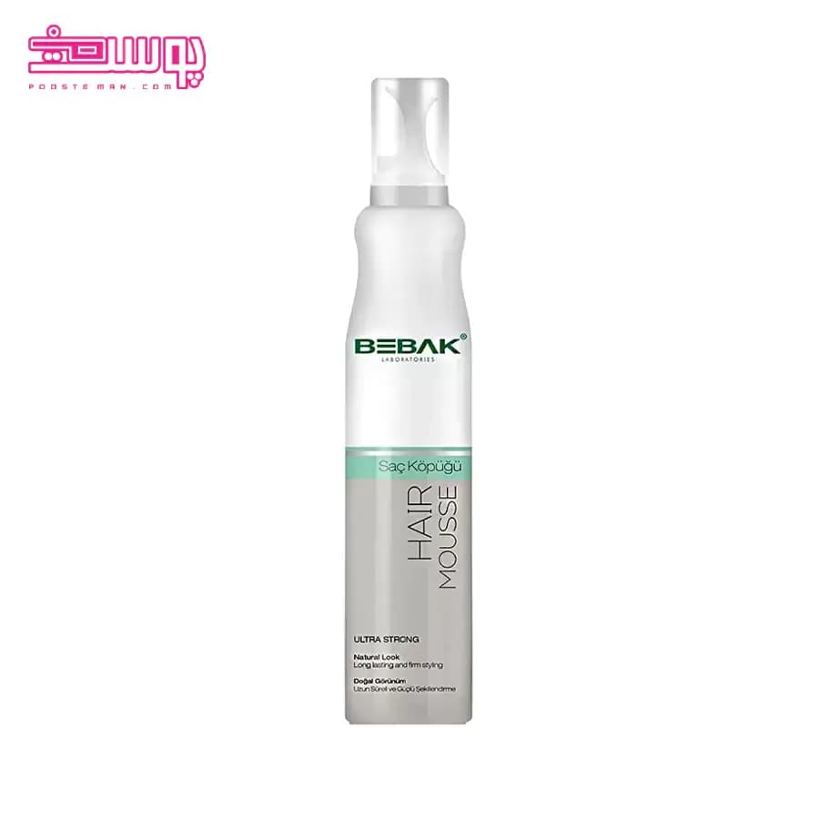 موس مو حالت دهنده بباک مدل Ultra Strong حجم 200ml