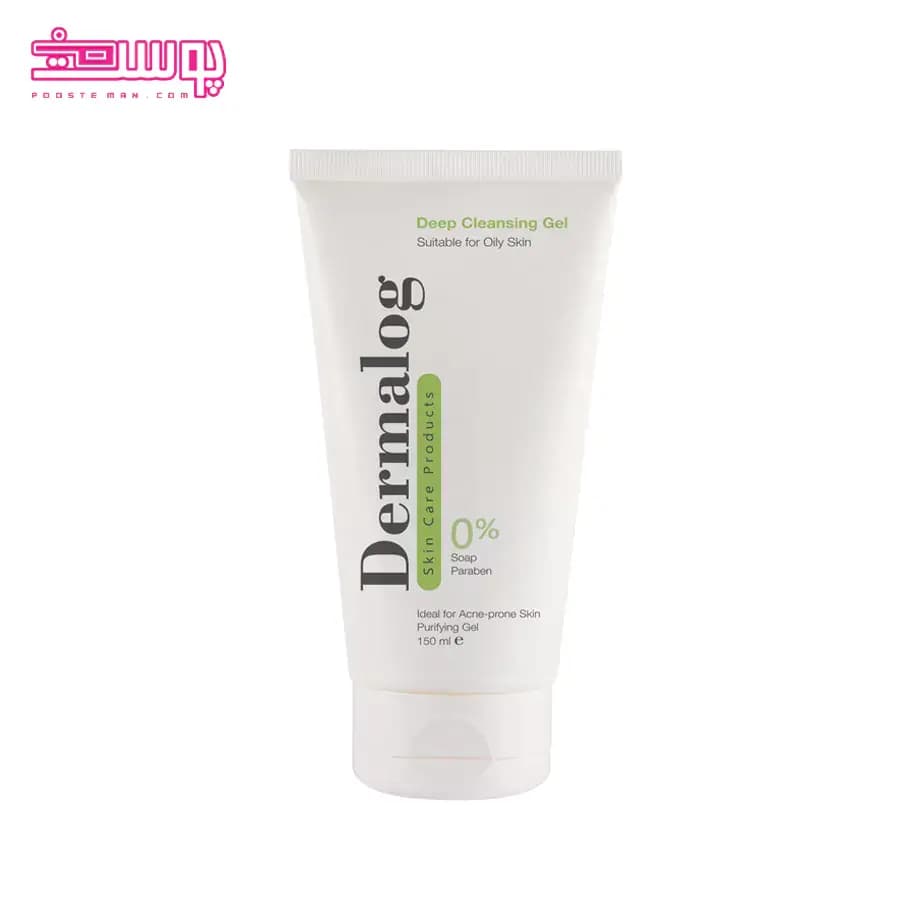 ژل شستشو صورت درمالوگ مناسب پوست چرب حجم 150ml
