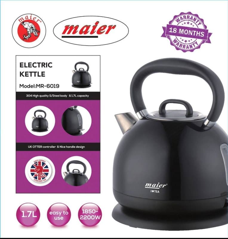 کتری برقی تمام استیل مایر مدل Maier MR-6019 — تصویر ۲