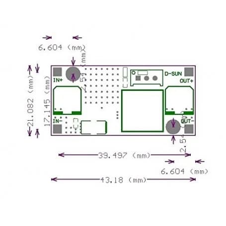 ماژول مبدل DC-DC افزاینده XL6009E/LM2577 — تصویر ۴