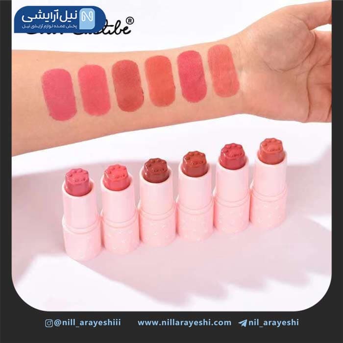 رژگونه استیکی پنجه گربه کالر کاستل کد 1 – 6024 — تصویر ۳
