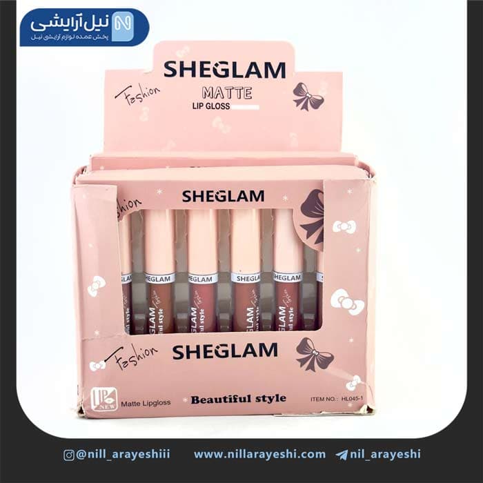 پک رژ لب مایع نود شیگلم شش عددی کد hl045 – 1 — تصویر ۴