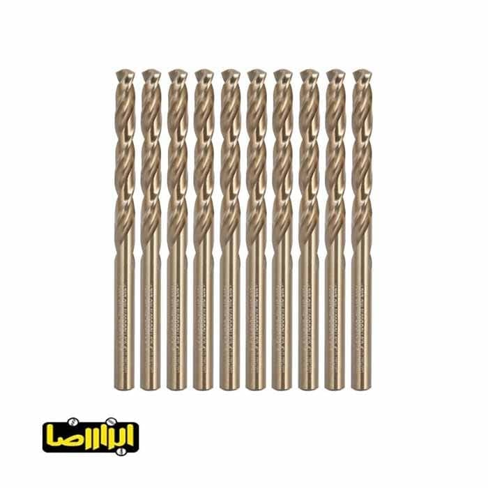 بسته 10 عددی مته آهن کبالت سایز 4