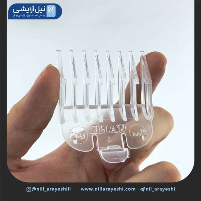 شانه شیشه ای ماشین اصلاح وال سان گلدن چهار تیکه — تصویر ۴