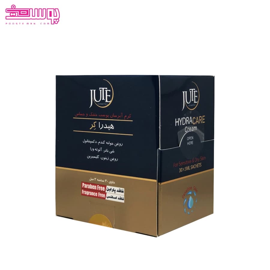 کرم آبرسان پوست خشک و حساس هیدرا کر ژوت بسته 30 عددی