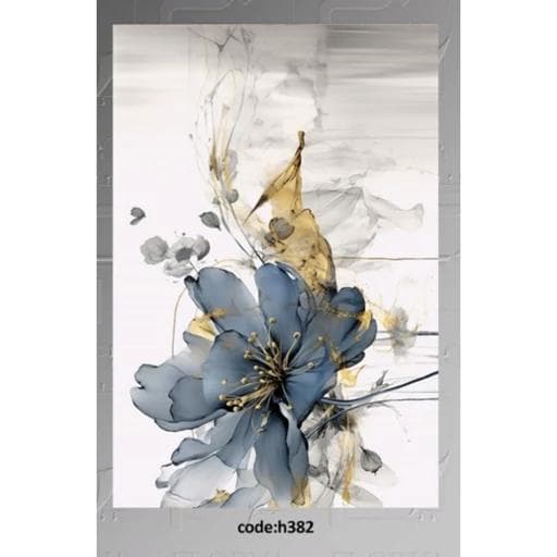 فرشینه | فرش چاپی برند حسن نیا هازان ترک طرح گل کد h492 (پس کرایه) — تصویر ۶