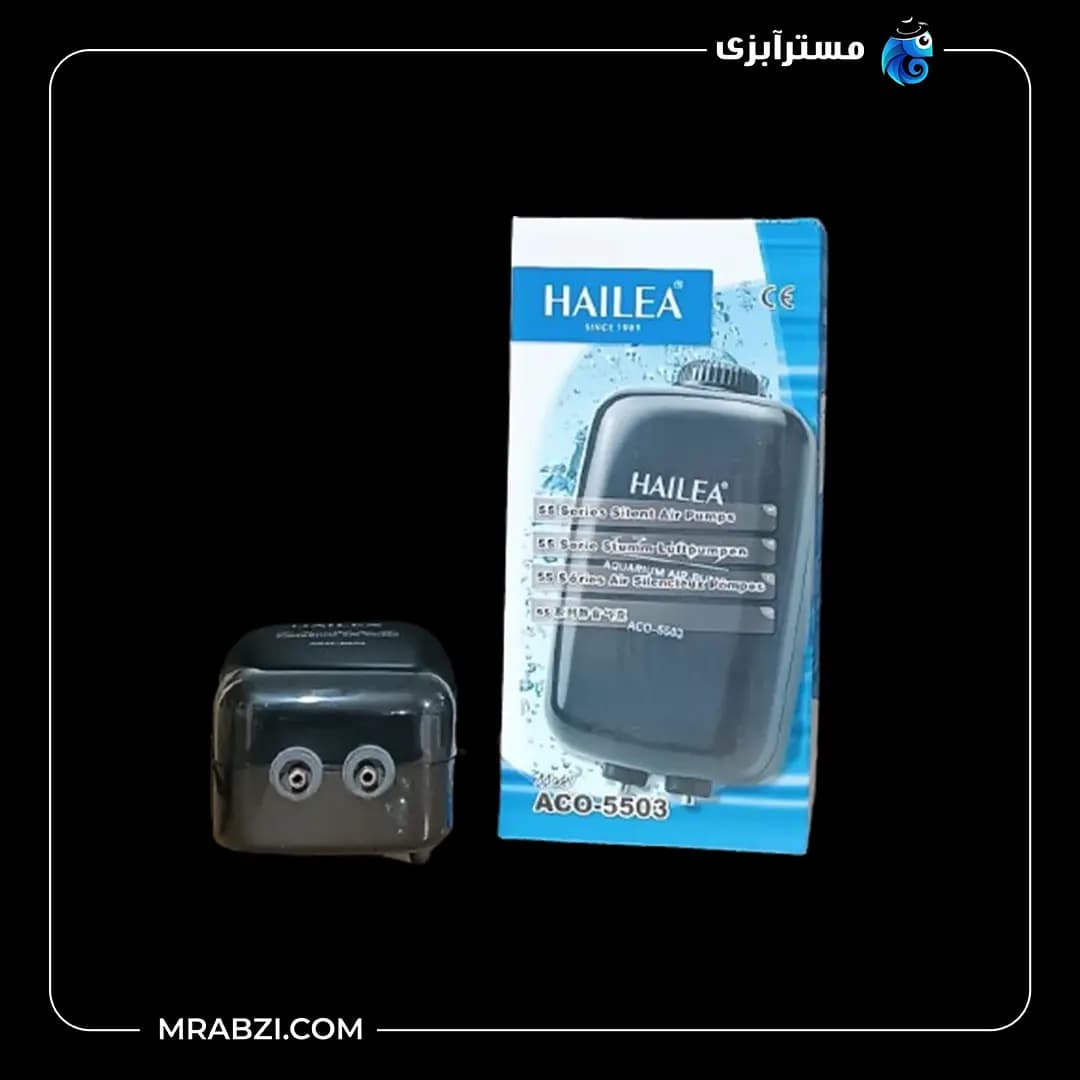 پمپ هوای آکواریوم هایلا مدل ACO-5503 — تصویر ۲