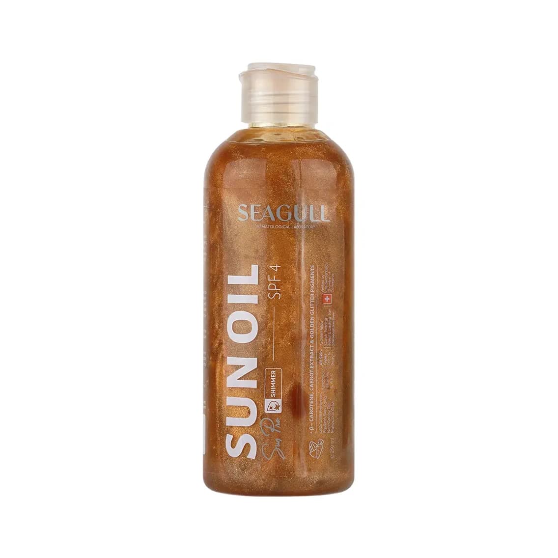 روغن برنزه کننده ویتامینه اکلیلی spf4 سی گل