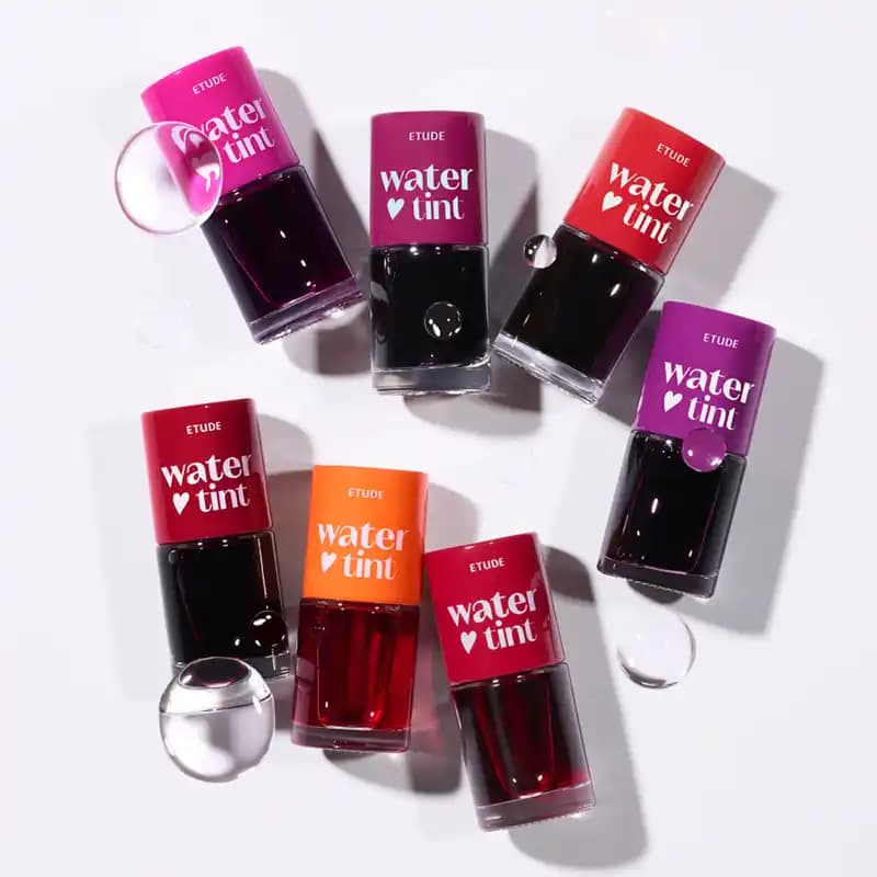 تینت لب اتود ETUDE WATER TINT اصل | صورتی، قرمز و سایر رنگ‌ها — تصویر ۲