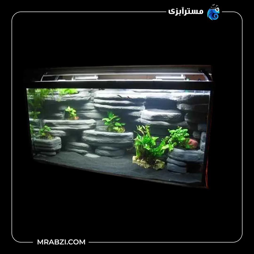 شن آکواریوم مشکی شکری حجم 5کیلو — تصویر ۲