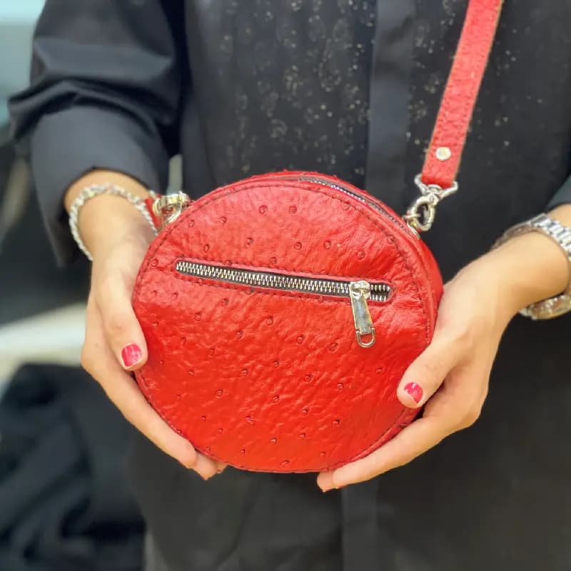 کیف دوشی چرم کد 7 — تصویر ۲