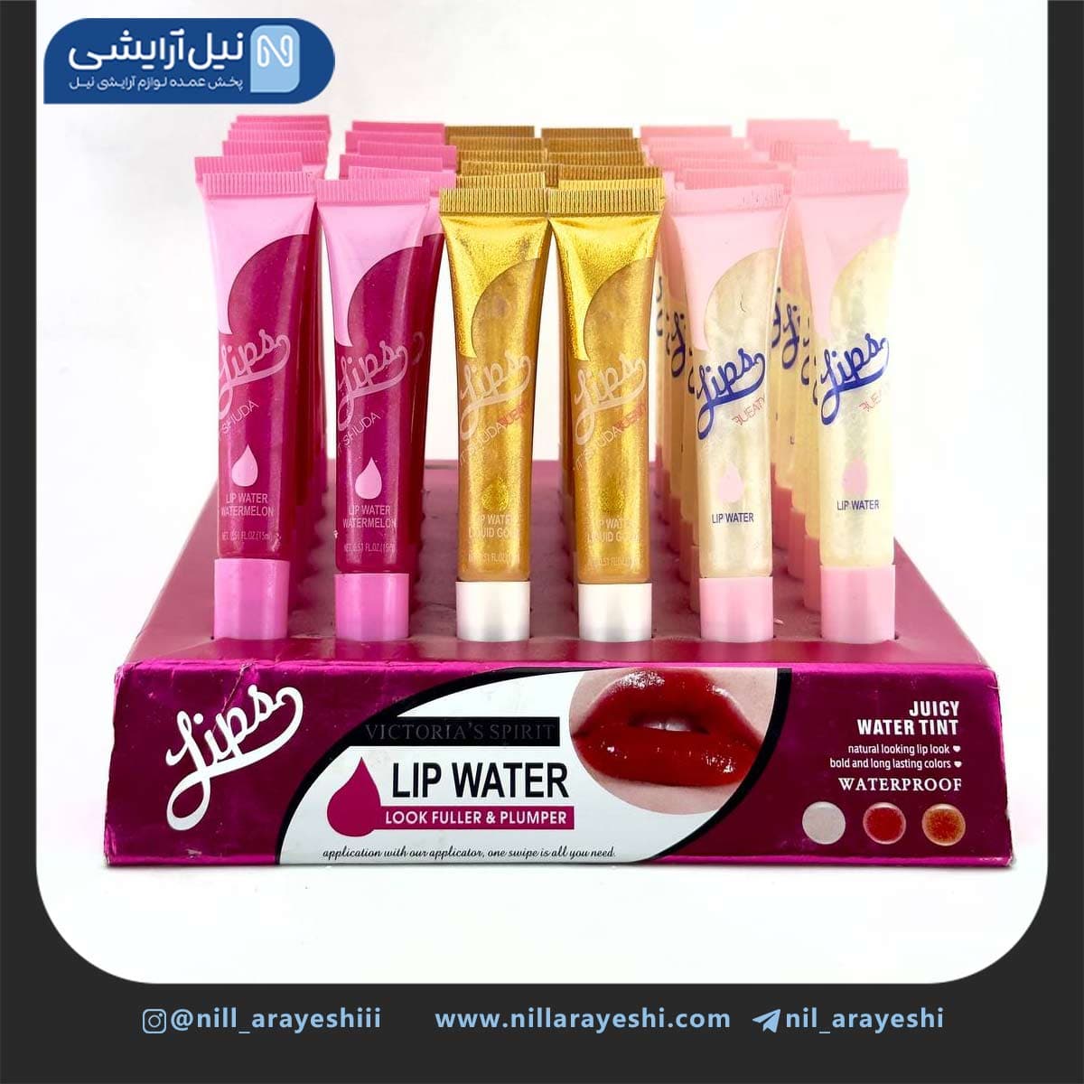 لیپ گلاس شاین دار سری yips ویکتوریا اسپیریت کد 603 8