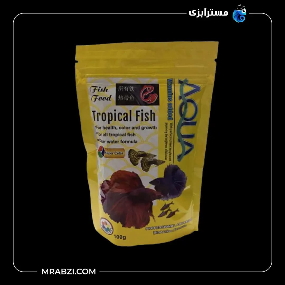 غذای ماهی آکوا مدل tropical fish