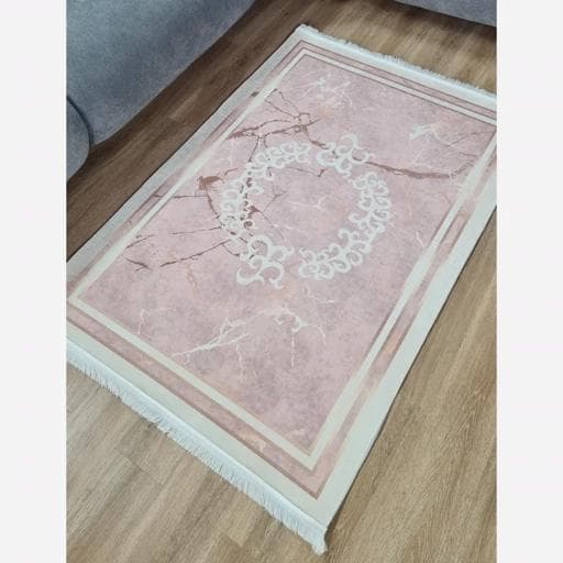 فرشینه | فرش چاپی برند حسن نیا مخمل هازان تُرک مدرن کد h344 (پس کرایه) — تصویر ۶