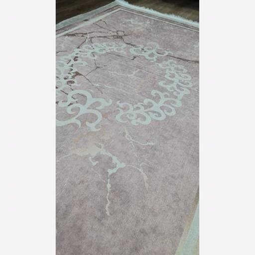 فرشینه | فرش چاپی برند حسن نیا مخمل هازان تُرک مدرن کد h344 (پس کرایه) — تصویر ۷