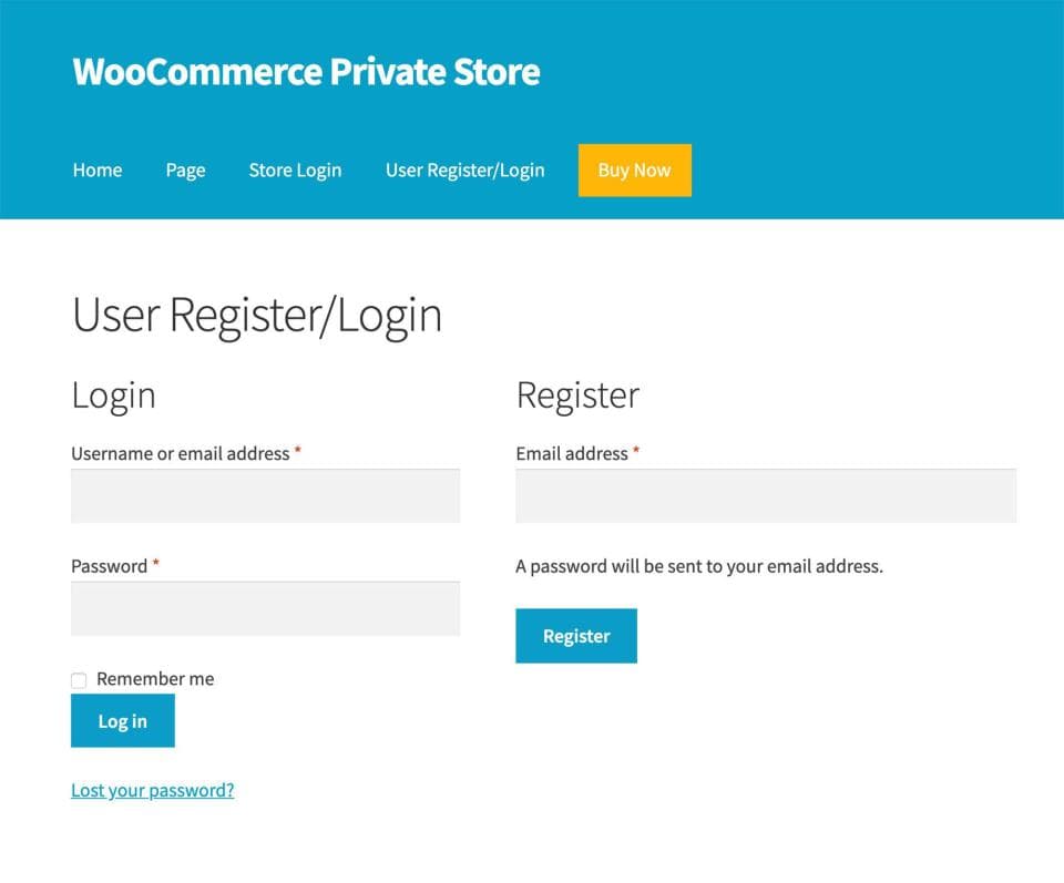افزونه Barn2 WooCommerce Private Store خصوصی و قفل کردن فروشگاه ووکامرس 1.7.6 — تصویر ۴