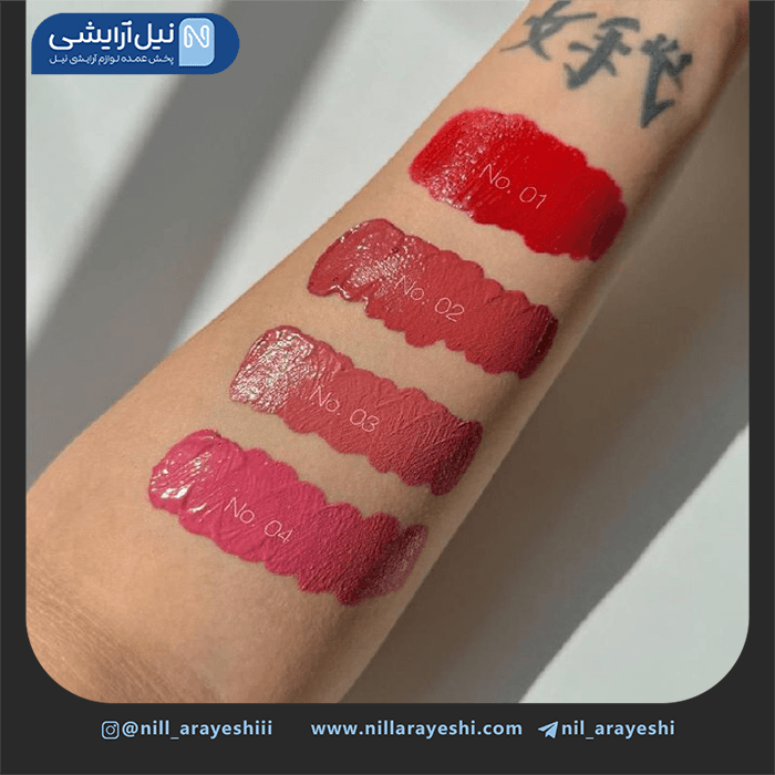 رژ لب مایع تیوپی پد دار ( کوشنی ) وردا بیوتی — تصویر ۴