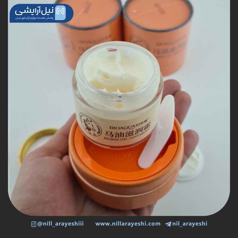 کرم کاسه ای صورت چند کاره روغن اسب بیوآکوا کد bqy04963 — تصویر ۳