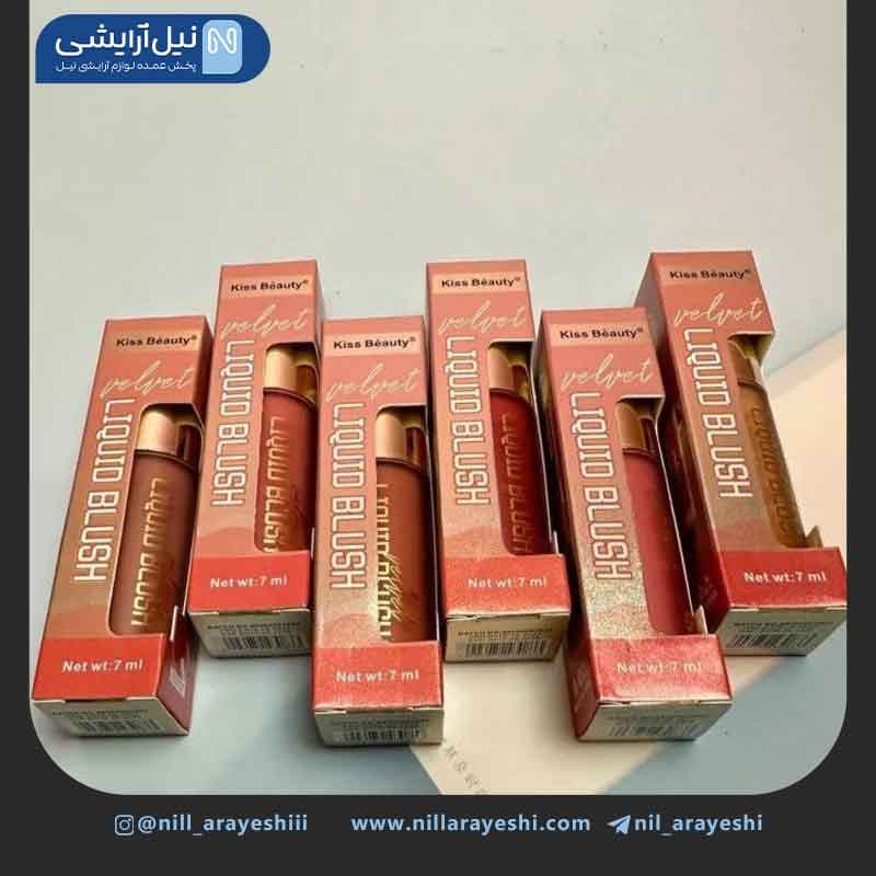 رژگونه مایع درب گوی طلایی کیس بیوتی کد 03 – 68509 — تصویر ۴