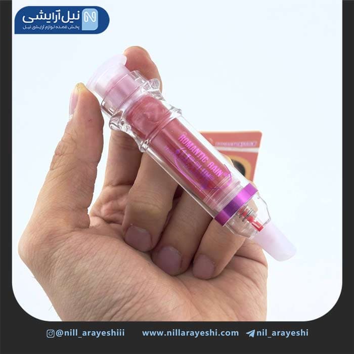 حجم دهنده و لیپ گلاس لب آمپولی رومانتیک رین کد R17 1 — تصویر ۲