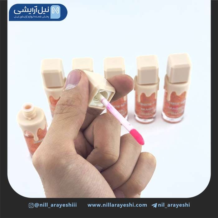 برق لب حرارتی شاین دار رومانتیک رین کد R535 — تصویر ۲