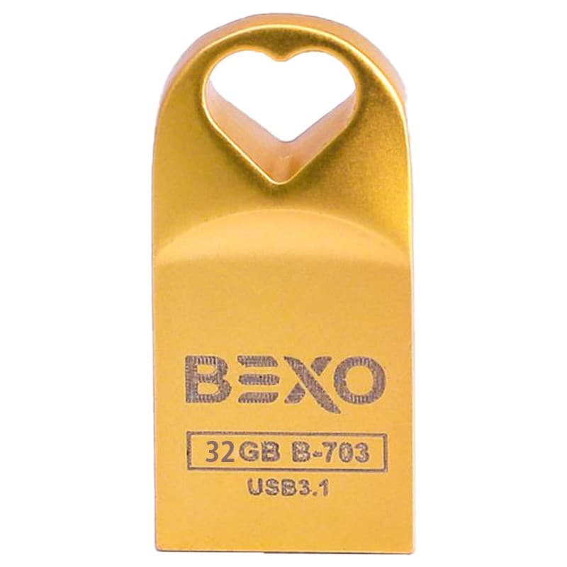 فلش 32 گیگ Bexo B-703 USB3.1 GOLD — تصویر ۲
