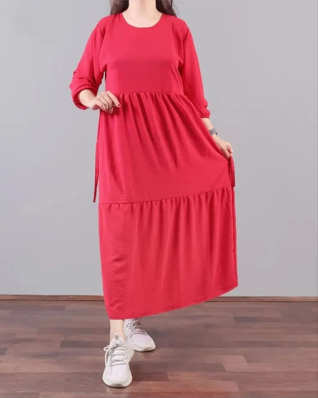 پیراهن مانتوی ابروبادطرح دریا/کد6572 — تصویر ۶