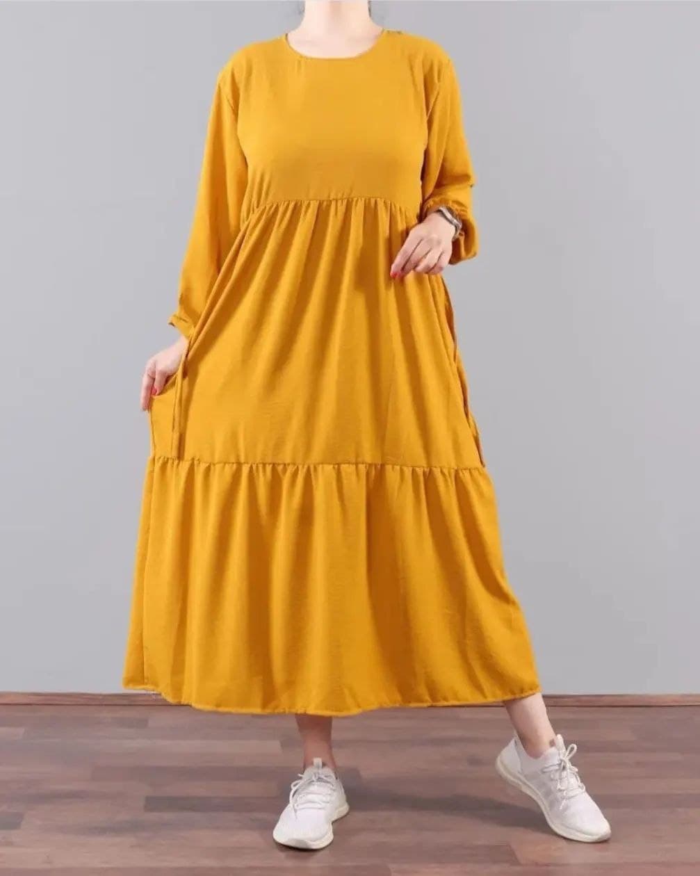 پیراهن مانتوی ابروبادطرح دریا/کد6572 — تصویر ۴