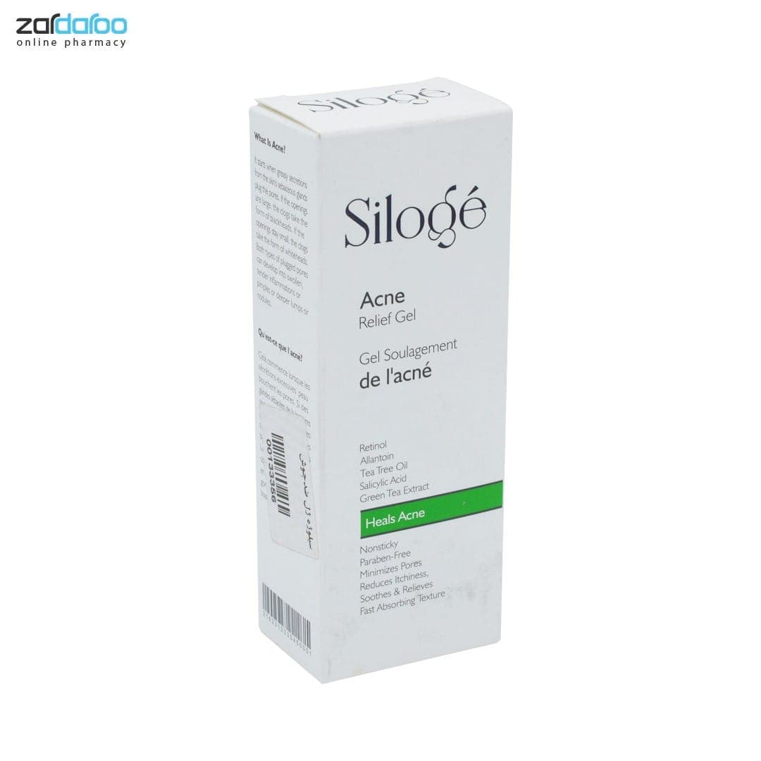 ژل بهبود دهنده جوش مناسب پوست صورت و گردن سیلوژه Siloge