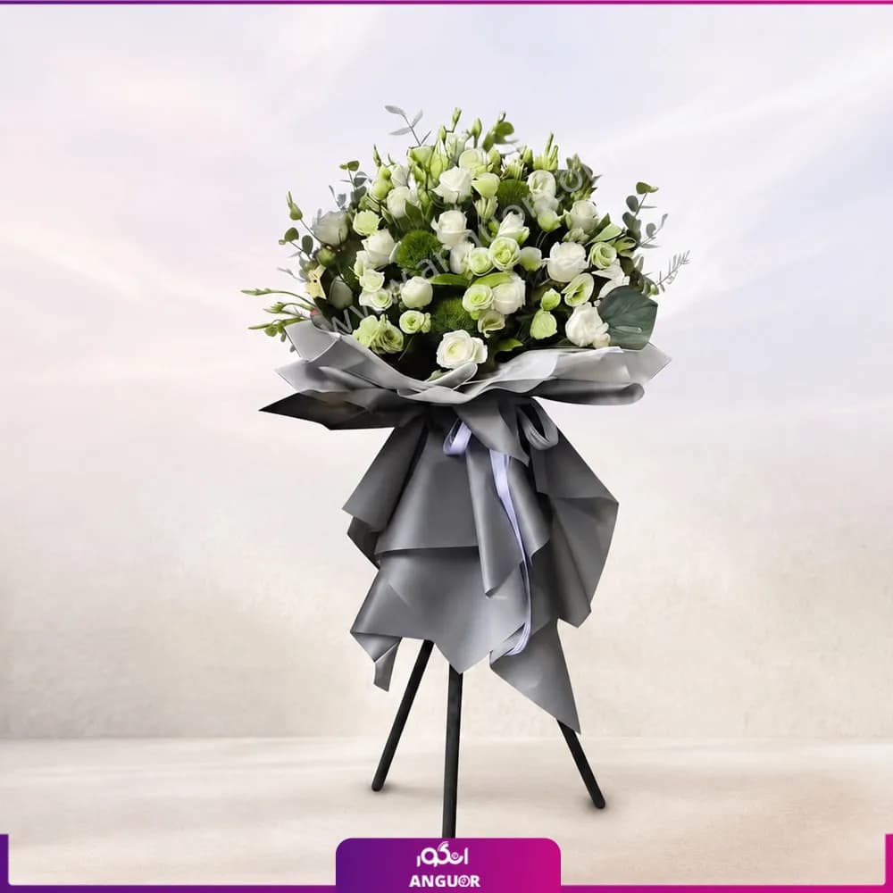 دسته گل قدی لیسیانتوس