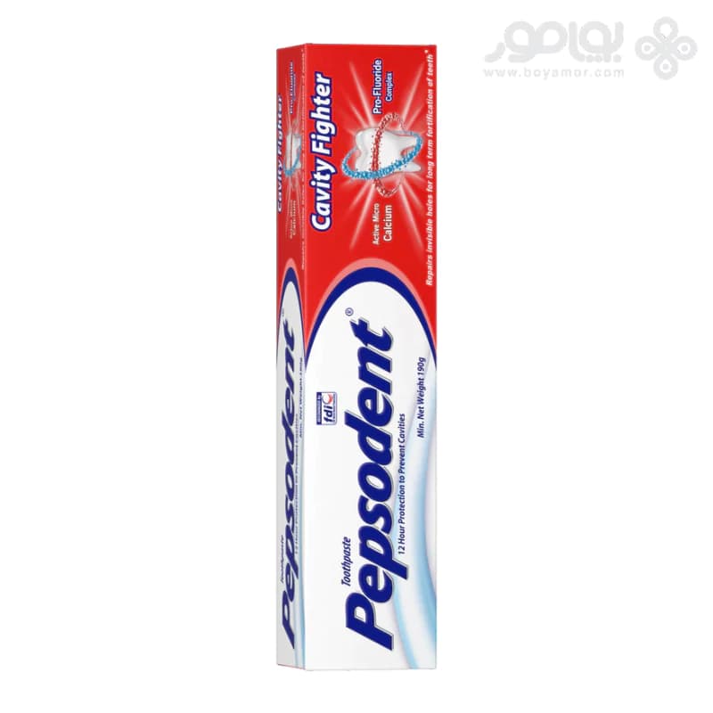خمیر دندان گیاهی پپسودنت مدل CAVITY FIGHTER وزن 190 گرم