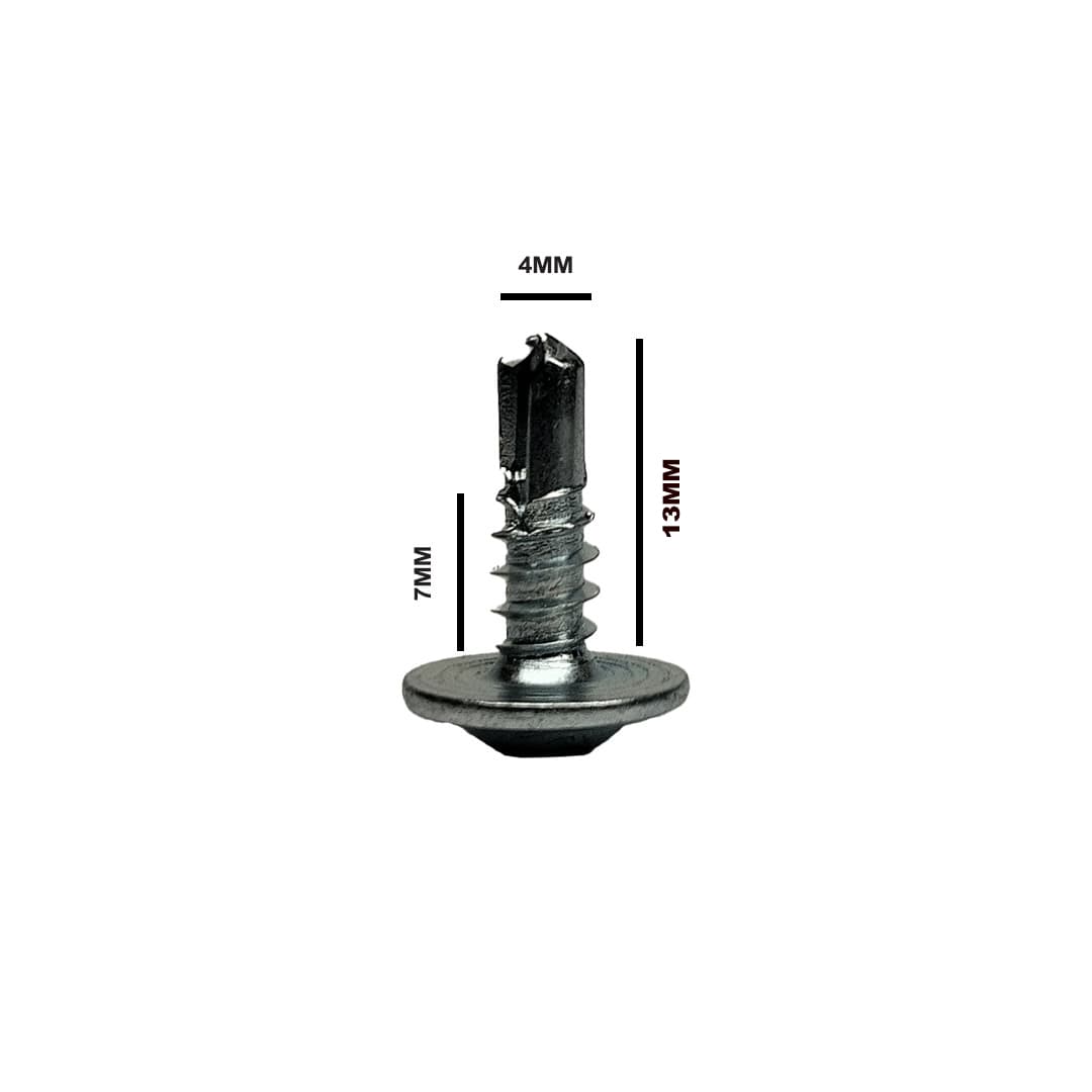 پیچ سرمته گرد واشردار HI5 مدل HI5 M4.2-13-25-32MM بسته 75 عددی — تصویر ۲