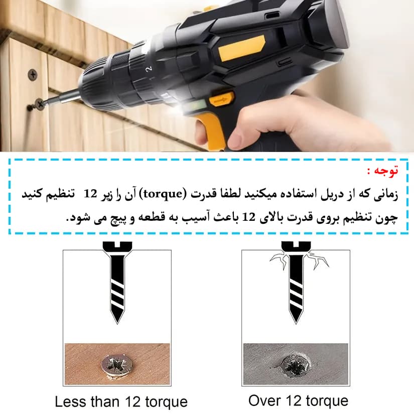 پیچ ام دی اف هامر مدل 4X16mm بسته 100 عددی — تصویر ۴