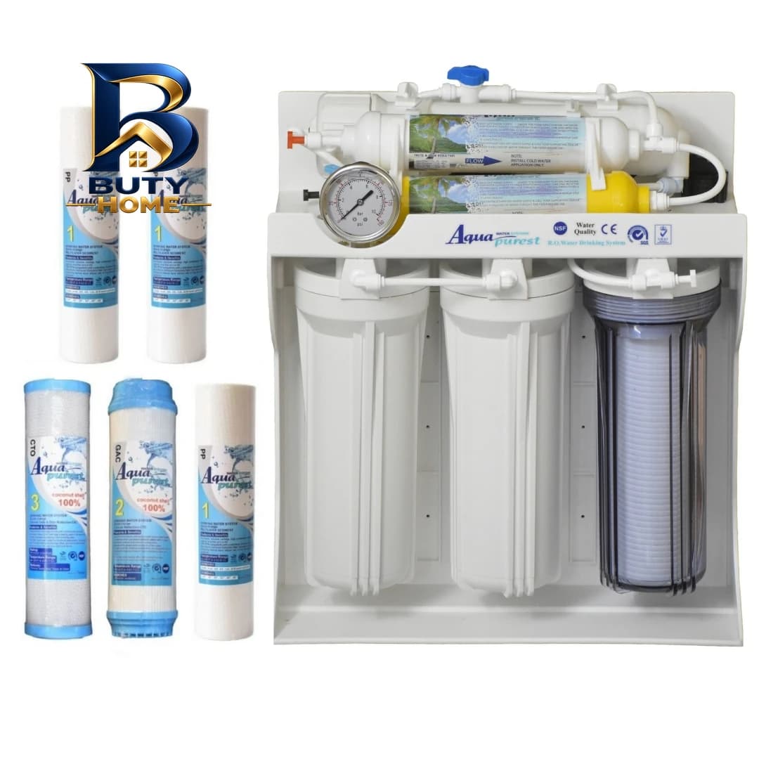 دستگاه تصفیه آب آکوا پیورست مدل RO SYSTEM 606 با فیلتر 5 عددی