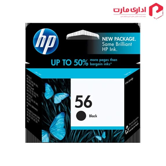 کارتریج جوهرافشان اچ پی 56 مشکی کد C6656AA