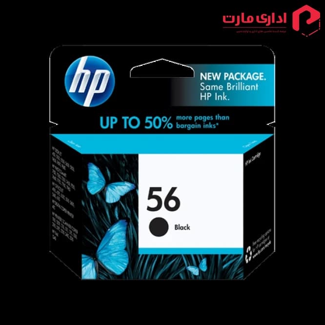 کارتریج جوهرافشان اچ پی 56 مشکی کد C6656AA — تصویر ۲