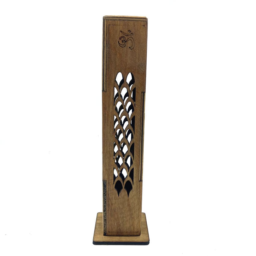 جاعودی شاخه ای چوبی مدل ایستاده طرح اوم ارتفاع 24cm کد 512055