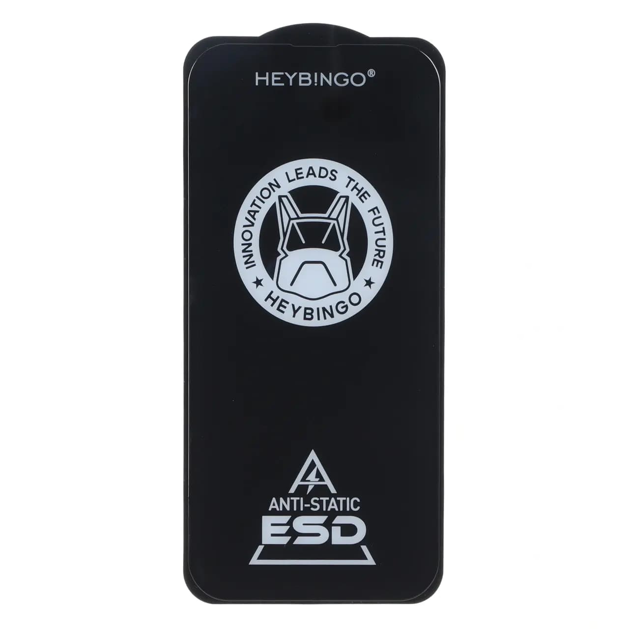 محافظ صفحه نمایش شیشه ای Full Cover HeyBingo ESD Anti Static مدل Apple iPhone 16 / iPhone 15 / iPhone 14 Pro