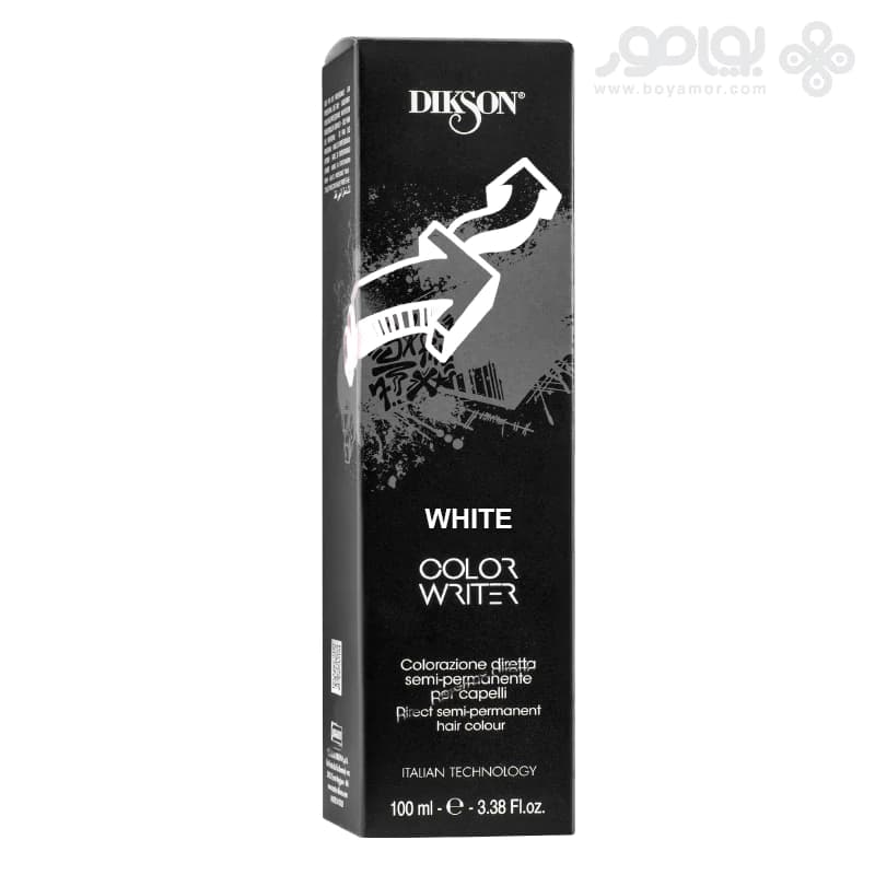 رنگساژ ژله ای کالر رایتر دیکسون رنگ سفید حجم 100 میل — تصویر ۲