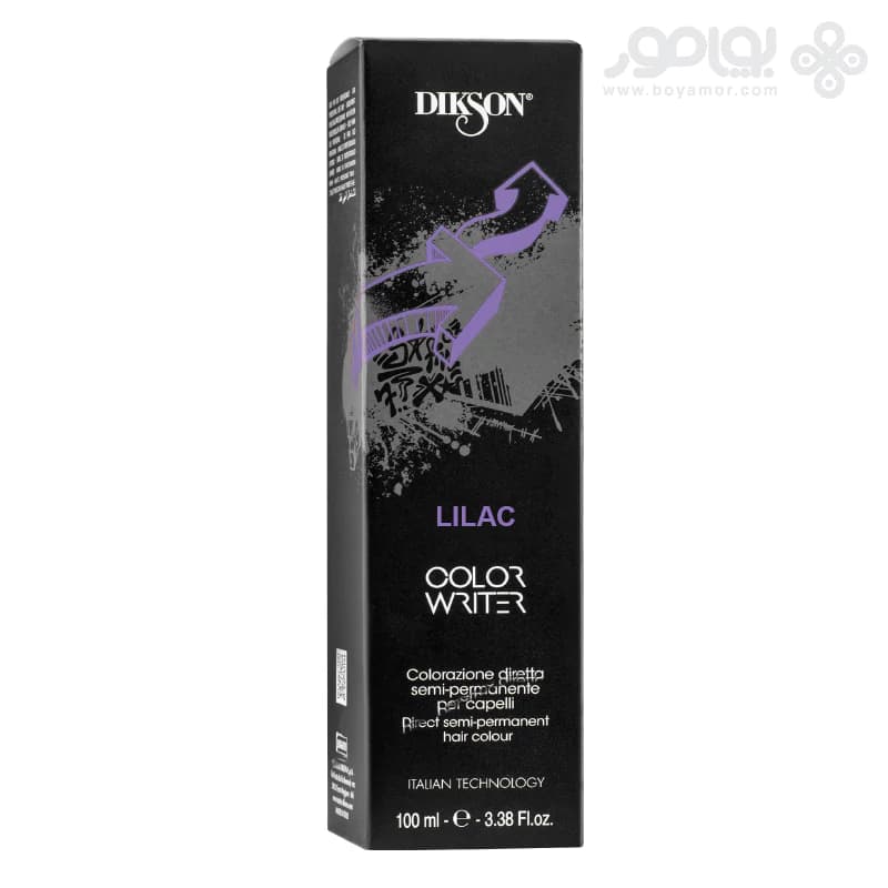 رنگساژ ژله ای کالر رایتر دیکسون رنگ یاسی حجم 100 میل — تصویر ۲
