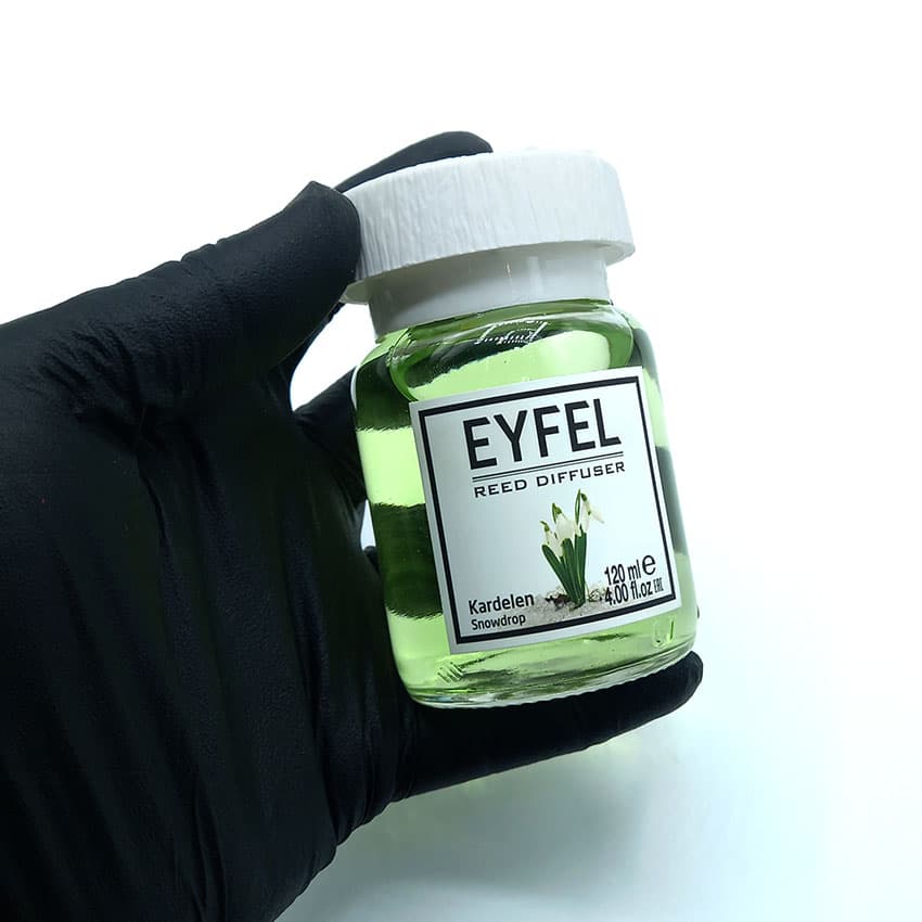 خوشبو کننده هوا ایفل اصل eyfel مدل اسنو دراپ ( گل یخ) Snowdrop حجم 120 میلی لیتر کد 561003 — تصویر ۵