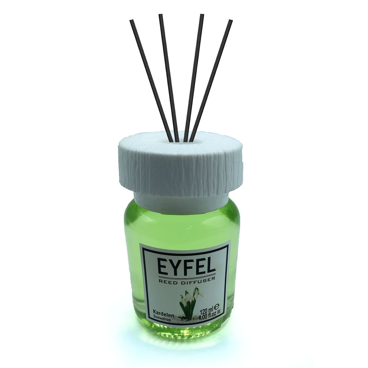 خوشبو کننده هوا ایفل اصل eyfel مدل اسنو دراپ ( گل یخ) Snowdrop حجم 120 میلی لیتر کد 561003