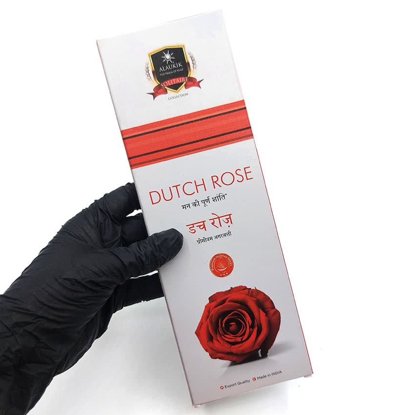 عود دستساز آلاکیک alaukik مدل داچ رز DUTCH ROSE رز هلندی 100g کد 520178 — تصویر ۴