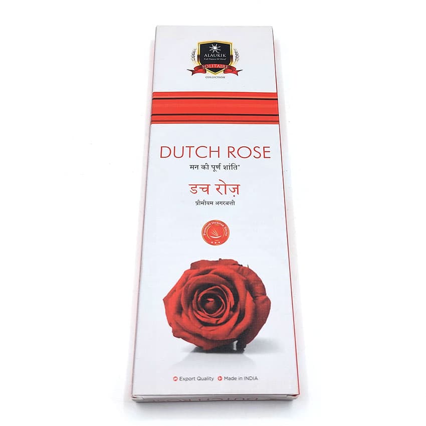 عود دستساز آلاکیک alaukik مدل داچ رز DUTCH ROSE رز هلندی 100g کد 520178 — تصویر ۵