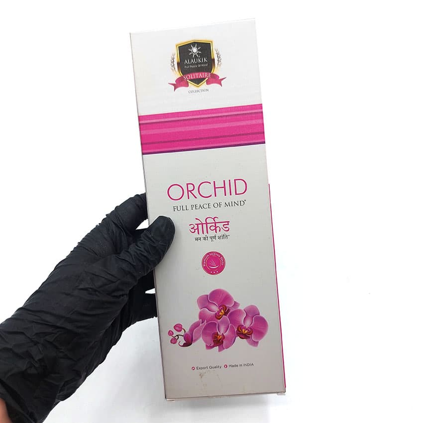 عود دستساز آلاکیک alaukik مدل ارکید ORCHID 100g کد 520170 — تصویر ۴
