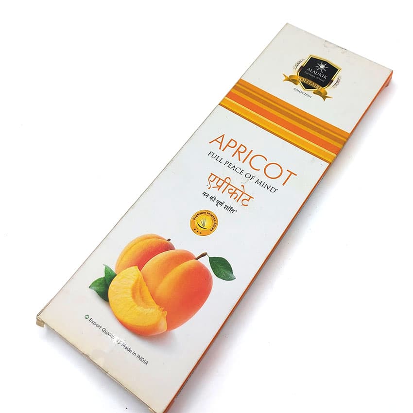 عود دستساز آلاکیک alaukik مدل زردآلو apricot 100g کد 520165 — تصویر ۵