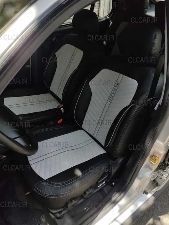 روکش صندلی طرح لایکن وسط مخمل (سفارشی) مناسب پژو 206 کد (P06-NFM) — تصویر ۷