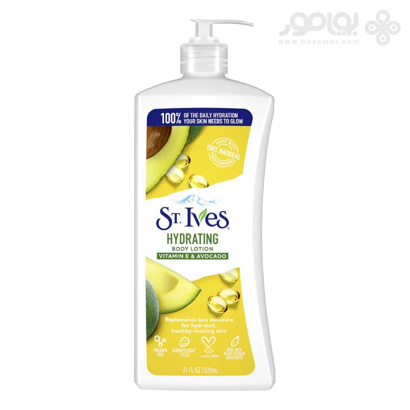 لوسیون بدن آبرسان سنت ایوز مدل HYDRATING حجم 621 میل